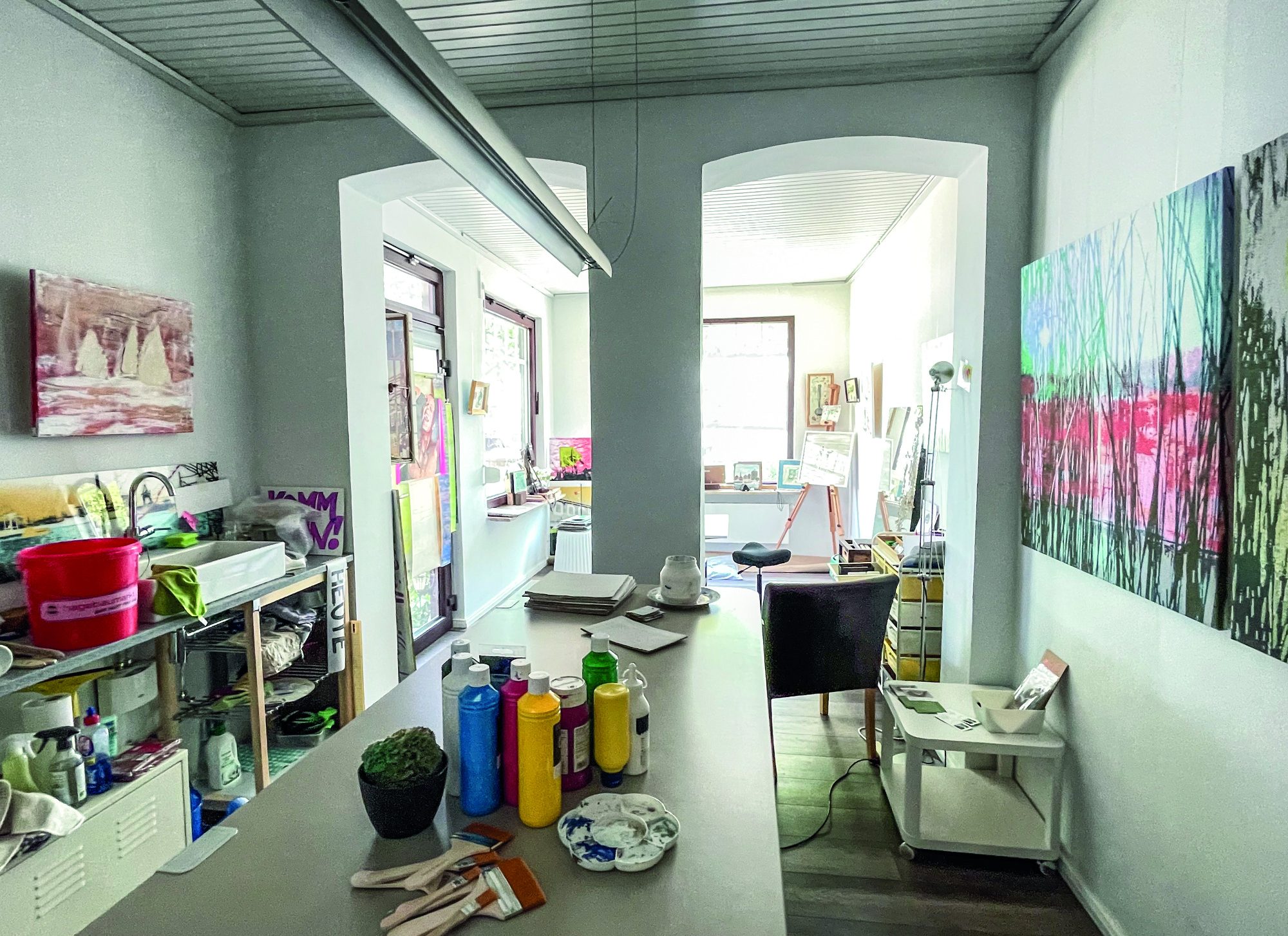 Einblick ins Atelier